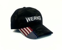 Patriotic Black Camo Hat