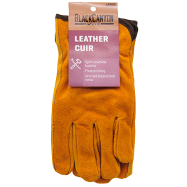 Black Canyon Split Leather Gloves