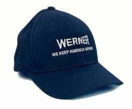 WKAM Navy Fitted Hat