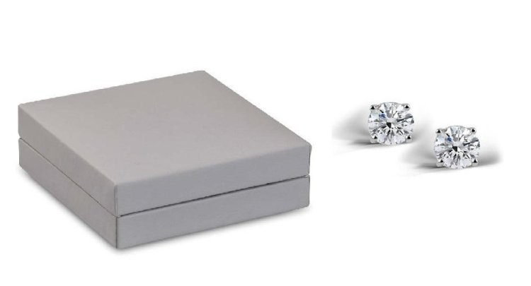 Solitaire CZ Earrings