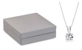 Solitaire CZ Necklace