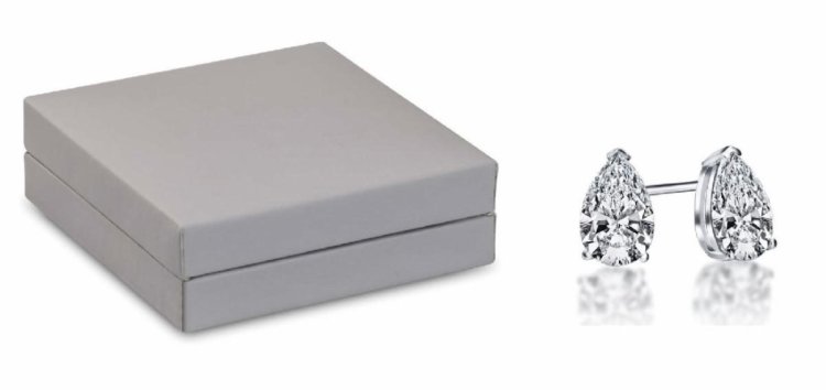 Pear Shape CZ Earrings