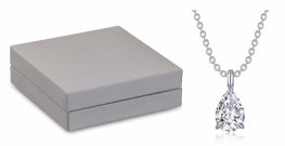 Pear Shape CZ Necklace