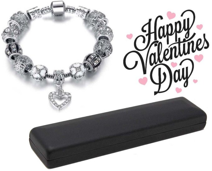 Heart Charm Bracelet