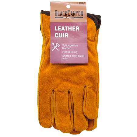 Black Canyon Split Leather Gloves